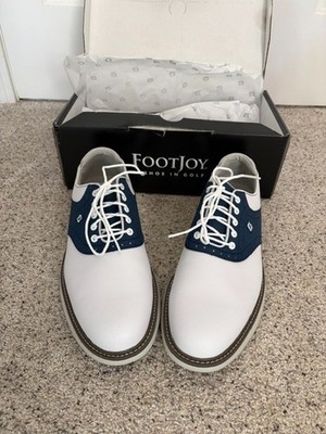 NEW W/BOX-MEN'S FOOT JOY ''TRADITIONS'' GOLF SHOES SIZE 10 WIDE