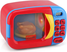 Toy Microwave  Play Kitchen Oven for Kids and Toddlers  Pretend Cooking Playse