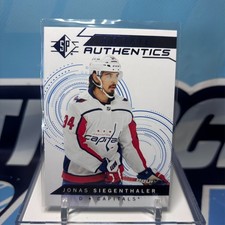 2018-19 SP Retail #129, JONAS SIEGENTHALER SP RC 🔥🔥🔥Blue Rookie Authentics