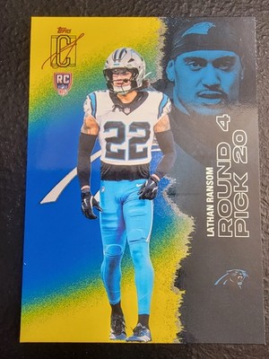 2025 Topps Signature Class Lathan Ransom #238 Blue & Yellow Rookie Card RC
