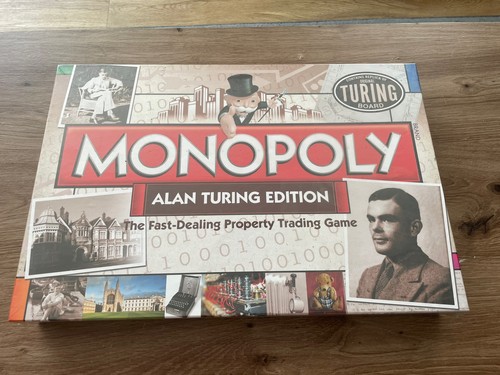 Monopoly Alan Turing Edition-The Fast-Dealing Property Trading Game, Brand New