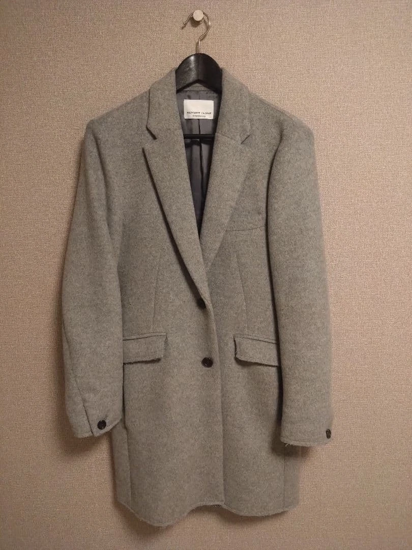 Number (N)INE×STUDIOUS Wool Chester Coat Used image 1