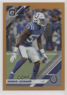 2019 Panini Donruss Optic Orange Prizm 20/199 Shaquille Leonard Darius #44 rh9