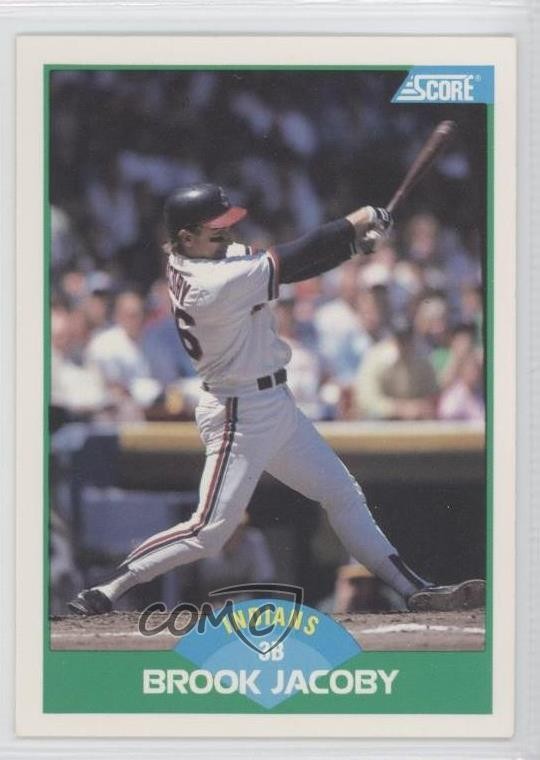 1989 Score Brook Jacoby #19 1g9