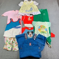True Vintage Baby Clothes Lot 60s 70s 80s Mickey Mouse Bundle Shirtees Carters