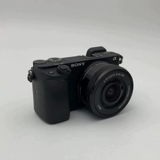 Sony Alpha A6300 Mirrorless Digital Camera W/16-50mm lens Black 4K Video 24.2MP