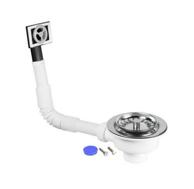 iflo Küchenspüle Korb Sieb Ablaufgarnitur für 1,0 Becken Spülen - WKIT09/-IF