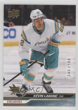 2023-24 Upper Deck Series 1 Exclusives 40/100 Kevin Labanc #147 0l9v