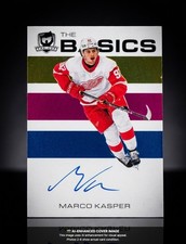 2023-24 Upper Deck The Cup Marco Kasper Basics Auto #B-MK Red Wings