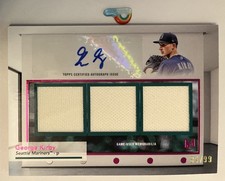 2024 Topps Museum George Kirby 84/99 Auto Triple Relic Mariners #SWTRA-GK
