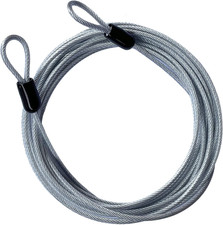 30FT 3mm Outdoor Travel Long Security Cable Lock,Braided Steel Coated Safety ...
