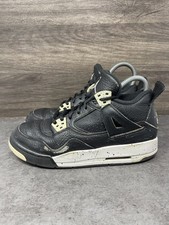 Air Jordan 4 Oreo Kids Size 5.5 GS Black White Sneakers 408452-003