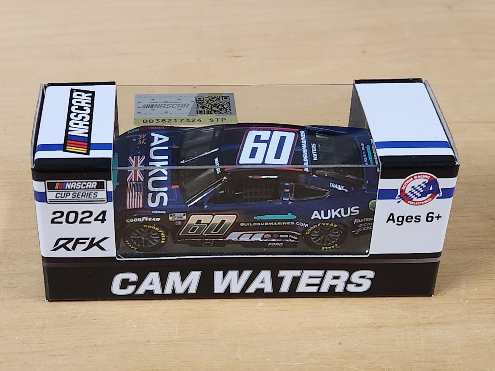 2024 #60 Cam Waters Aukus Buildsubmarines 1/64 Action NASCAR ARC