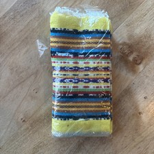 Vintage 12 Southwestern Fine Threads Woven Colorful Mug Rug Type Coasters