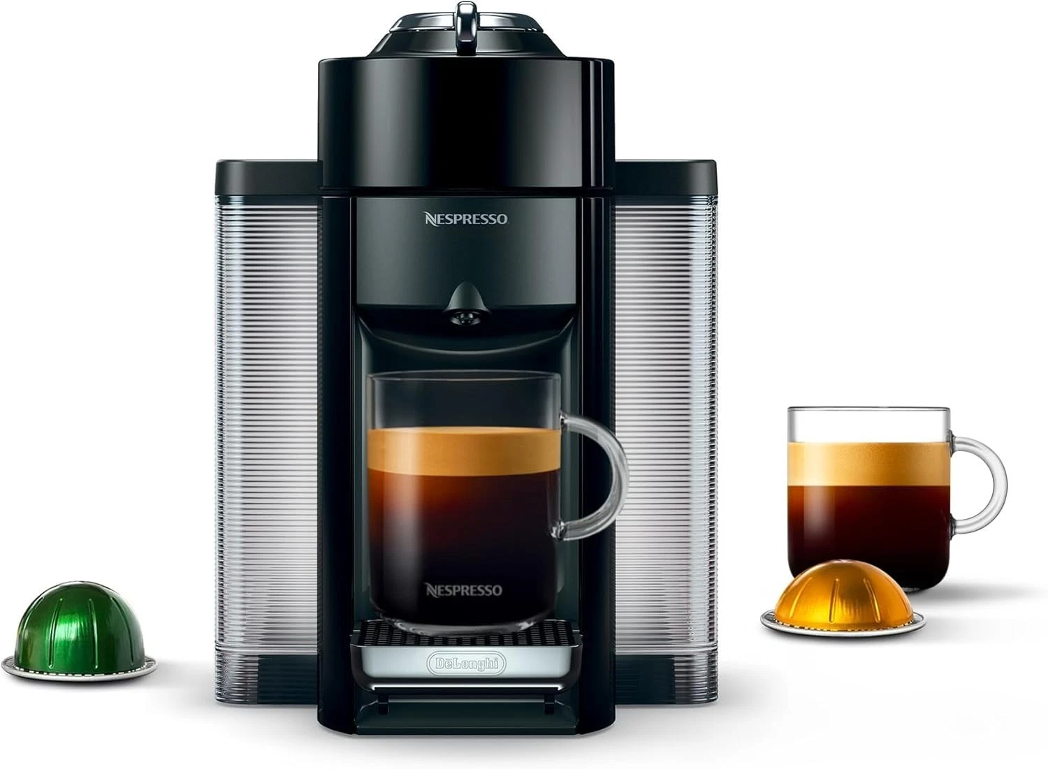 Nespresso ENV135B Coffee and Espresso Machine by De'Longhi, Black
