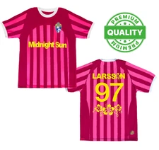 Zara Larsson Midnight Sun Soccer Jersey Shirt Polyester Unisex S-5XL KY112