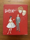 Vintage 1963 Mattel Barbie Ken Bright Red Carrying Case Toy Figure Suitcase Doll