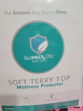 Slumberluxe Soft Terry Top Mattress Protector Queen