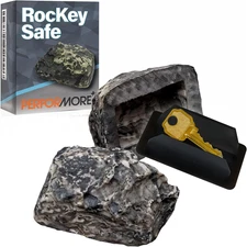 Hide a Key in Plain Sight in a Real Looking Rock/Stone, Holds Standard Sized Spa