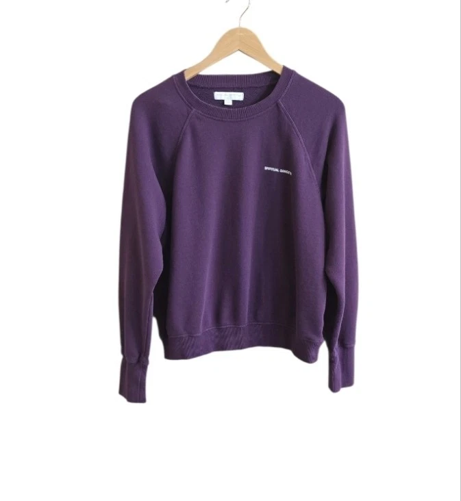 Sudadera Pullover Spiritual Gangster Bridget Raglán Púrpura. Talla mediana Foto 3 de 4
