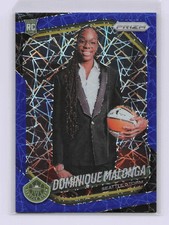 2025 Panini WNBA Prizm Dominique Malonga RC Blue Velocity Variation Rookie #144