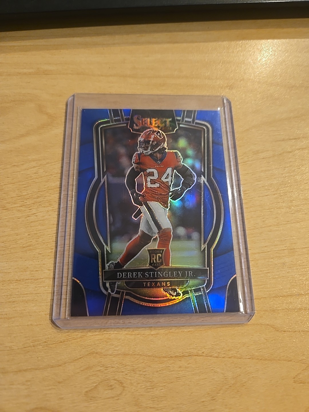 2022 Panini Select - Club Level Derek Stingley Jr. #262 Blue Prizm /99 (RC)