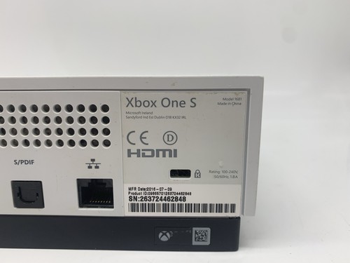 Microsoft Xbox One S 500GB Heimkonsole Weiß mit/ Netzteil | KOSTENLOSER VERSAND - Bild 6 von 9