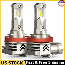 2PCS H11 H9 H8 LED Headlight Bulb Low Beam Fog Light 60W 20000LM 6500K Canbus