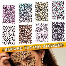 8 Sheets Kids Cartoon Waterproof Body Temporary Tattoos Sticker Removable US AKW