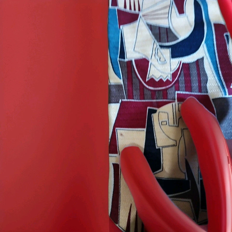 Picasso Vision Homage Collection Des Grande Masters 100% Seda Itália GEM INT'L Vermelho - Imagem 3 de 4