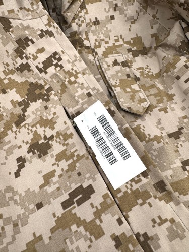 NUEVA USGI USG Marina de los Estados Unidos Parka de Trabajo NWU Tipo II AOR1 Desert Goretex Talla MED XX-LARGO - Imagen 11 de 11