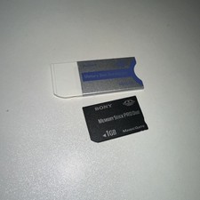 Sony Memory Stick Duo Adapter with Sony 1GB Memory Stick Pro Duo Nice