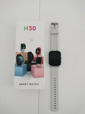 Reloj inteligente cuadrado gris