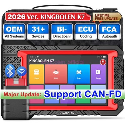 KINGBOLEN K7 OBD2 Scanner Lifetime Free Update Car Diagnostic Tools ECU Coding