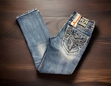 Rock Revival Men  s Jean's Straight Jaysen J204