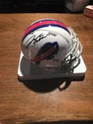 Josh Allen Autographed Mini Helmet Buffalo Bills Fanatics