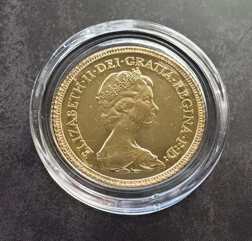 Gold Half Sovereign (1980-Present) coin from a recent eBay sale