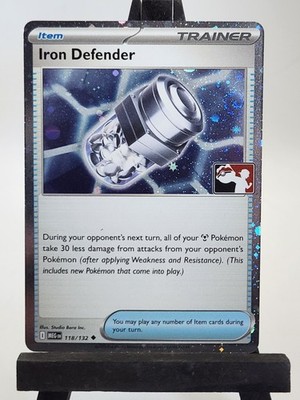 Pokemon Iron Defender 118/132 Prize Pack Series 8 Cosmo Holo Pack Fresh - NM