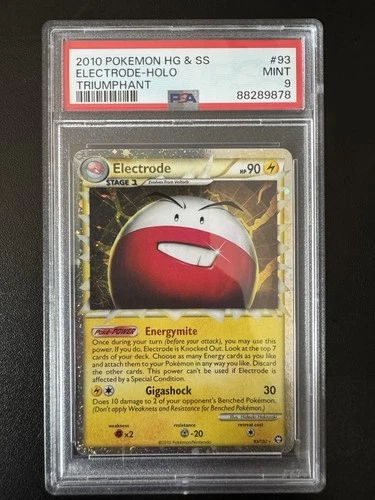 PSA 9 - Electrode (Prime) 93/102 Triumphant Holo