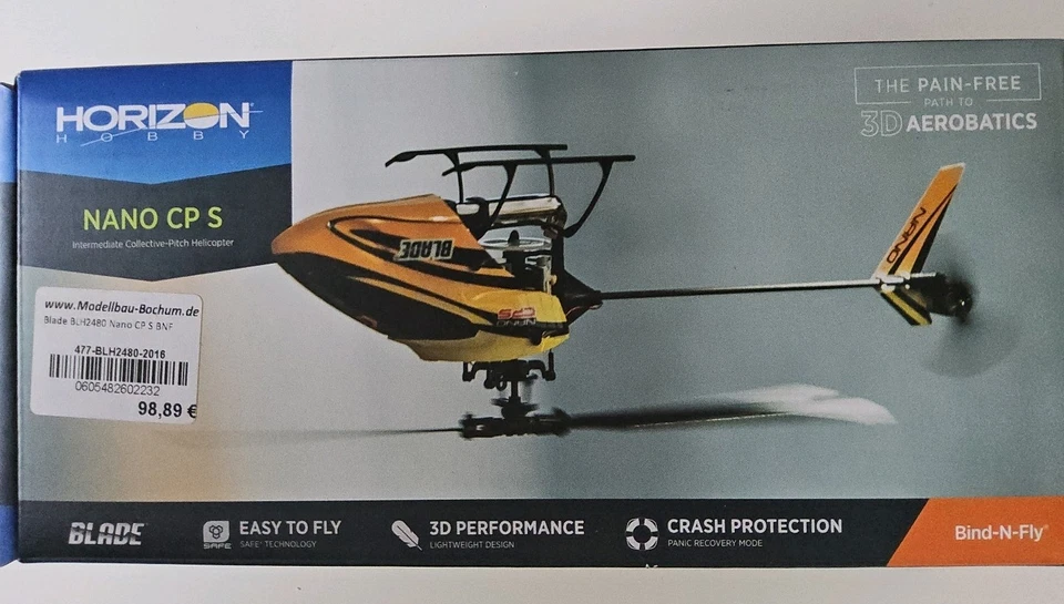 Horizon RC Hubschrauber Blade Nano CP S Bind-N-Fly - Bild 2 von 4