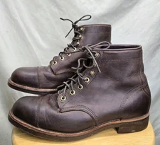 Chippewa LL Bean Katahdin Engineer Boots Plain Toe Mens 11 D MADE IN USA VINTAGE