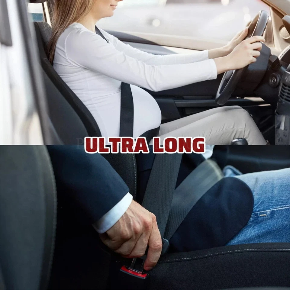 2PCS 3 Point Safety Seat Belt Straps Car Vehicle Retractable Adjustable Belt Kit Foto 4 de 4