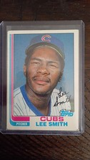 Topps 1982 Lee Smith #452 Chicago Cubs Rookie Base Set Baseball Trading Card. rookie card picture