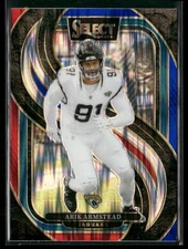 2024 Panini Select #107 Arik Armstead Red & Blue Prizm Shock Jaguars