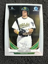 TRACE LOEHR #CDP108 2014 Bowman Draft Chrome QTY Oakland Athletics