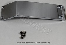 1 New Xd Rockstar 2 Xd811 811fin24244nchr Chrome 24x12 -44mm Offset Wheel Insert