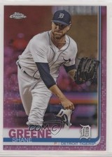 2019 Topps Chrome Pink Refractor Shane Greene #21 qt1