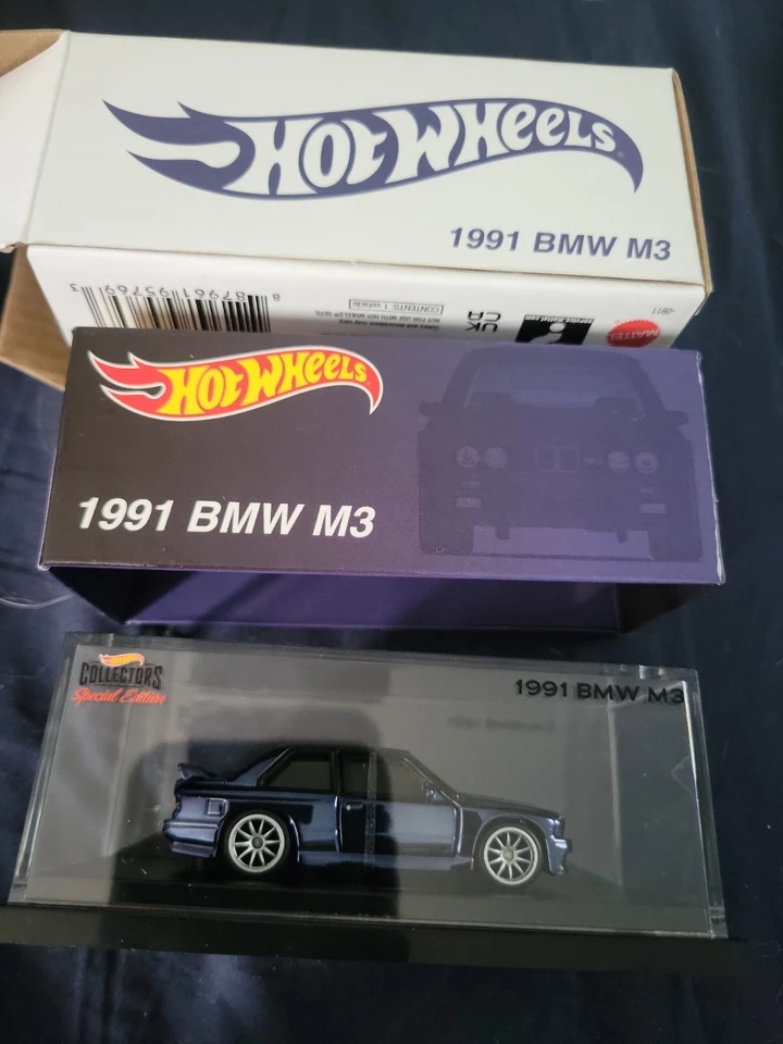 hot wheels rlc 1991 bmw m3 blue - Image 1 of 1