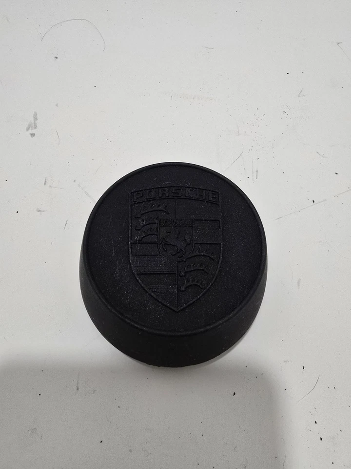 Cubierta de cubo de tapa de llanta central de rueda OEM para Porsche 924 477.601.151 D NEGRA 67144 D0813 Foto 2 de 4