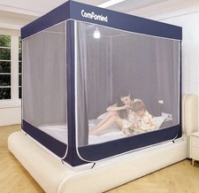 Bed Tent Twin Bed Canopy Tents - Portable Dream Tent for Kids and Adult Indoor